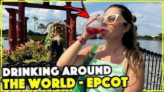 PROVANDO AS BEBIDAS DA DISNEY - DRINKING AROUND THE WORLD EPCOT