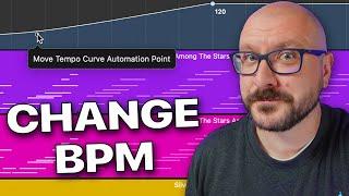 How to change the tempo in GarageBand