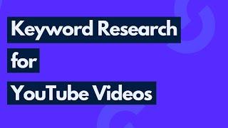 How to Do Keyword Research for YouTube Videos | Keyword Research for YouTube 2020