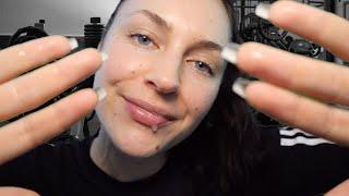 ASMR | SPIT Painting! *Sporty Girl Cleans your Sweaty Face*