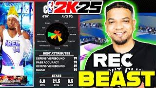 Unleash the 6'10 Rebounding Monster! NBA2K25   @nba2k @BEARDABEAST