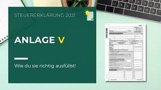 Anlage V ausfüllen | Steuererklärung 2021