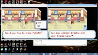 How to trade Pokémon on VBA Emulater one computer (Leaf Green)