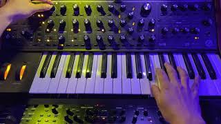 Analog Synth Improvisation - Moog Subsequent 37 + Sequential / Oberheim OB-6 - Synth Jam