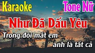 Như Đã Dấu Yêu Karaoke Tone Nữ Karaoke Lâm Organ - Beat Mới