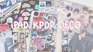 decorating my ipad !  kpop deco + sticker collage