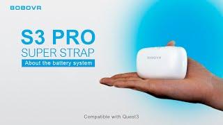 BOBOVR S3 Pro Super Strap Part 2️⃣/ About Battery Systems#BOBOVR #S3Pro #Quest3