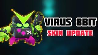 Virus 8Bit Custom Stuff - Brawlidays Freebies - Brawl Stars