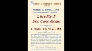 L'eredità di Don Carlo Molari in dialogo con Francesco Nicastro