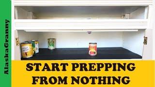 Start Prepping From Nothing...Three Must Have Foods To Stockpile
