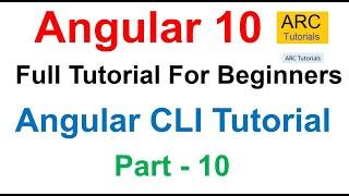 Angular 10 Tutorial #10 - Angular CLI Tutorial | Angular 10 Tutorial For Beginners