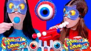 Red Food VS Blue Food Candy Race Challenge Best Video Compilation #mukbang