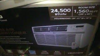 Installing A Home Window LG Air Conditioner - 220V - 24,500 BTU -  LW2516ER