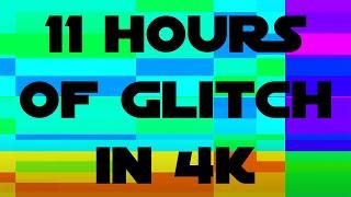 [11 Hour] - Glitch Effect in 4k - Digital Distortion - With Glitch Audio - Version 2