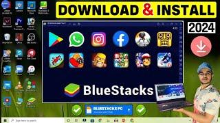  Bluestacks Download | How To Download Bluestacks In Laptop & PC | Install Bluestacks On PC | 2024