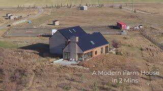 A modern farm house in 2 mins