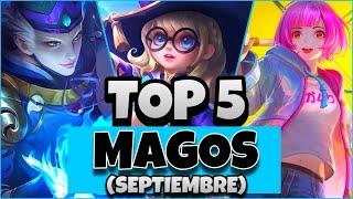 TOP 5 LOS MEJORES HÉROES PARA MID | Los Magos Que Hacen Todo Por Ti