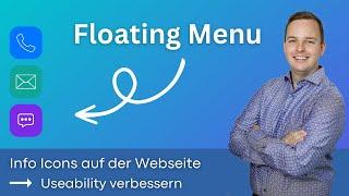 Info Icons auf WordPress Webseite - Floating Menu