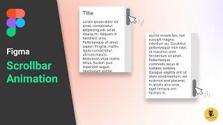 How To Create Scrollbar Animation On Figma