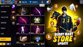 Next Buddy Mart Store Rewards | Free Fire New Event | Ff New Event | Upcoming Events In Free Fire