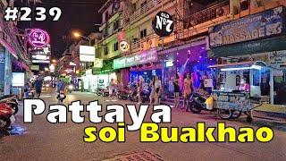 Thailand Pattaya | soi Buakhao night time | soi New Plaza | थाईलैंड पटाया | 태국 파타야