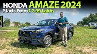 Honda Amaze 2024 - Full Walkaround Review | Tamil Car Review |  MotoWagon