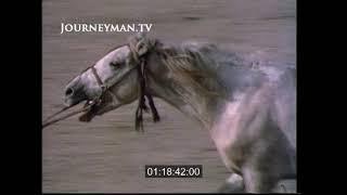 Game of Buzkashi, On Horseback, Afghanistan, 1986