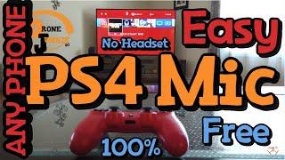 PS4 MIC HOW TO USE ANY PHONE OR TABLET EASY SETUP