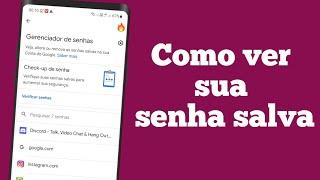 Como visualizar a senha salva no seu celular | Como encontrar senhas salvas no Android