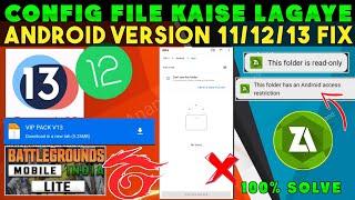 Android 13 me config kaise lagaye 2024 | android 13 config apply problem | Pubg lite & free fire