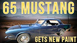 The 65 Ford Mustang Gets New Paint!