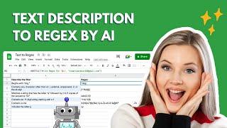 Convert Text Description to REGEX with SheetAI App