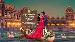 Wedding Invitation Video After Effect Project 2023 ! download Royal Indian Wedding Invitation Video