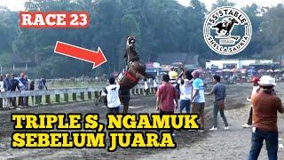 Kelas A TERBUKA HANDICAP 2.000M- Pacu Kuda Piala TIGA MAHKOTA SERI II. TRIPLE S JUARA