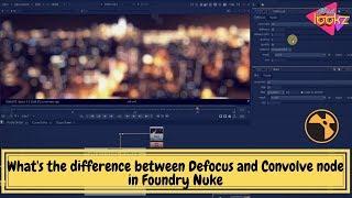 What's the difference between Defocus and Convolve node in Nuke