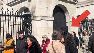 Is it shout down?!! No king’s guards, No horses in Horse Guards Parade Today!!!!