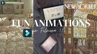 fun animations in filmora 12 (+ filmora achievement program explained!)