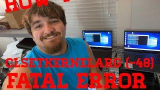 How to fix clSetKernelArg (-48) fatal error on Radeon mining rig