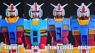 WHO'S YOUR GRANDADDY? - HG Gundam Revive, G40, Beyond Global and Origin Mega Review!