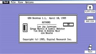 Digital Research GEM Desktop 1.1