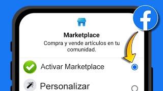 ACTIVAR MARKETPLACE EN FACEBOOK  2024