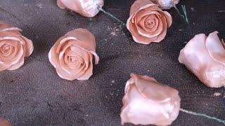 How To Steam & Achieve Glossy Shiny Lustred Coloured Gumpaste Sugar Flowers Cake Decorating Tutorial