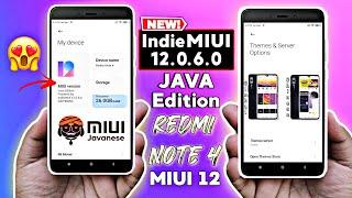 IndieMIUI 12.0.6.0 | JAVA Edition | Xiaomi Redmi Note 4 | MIUI 12 | Android 10