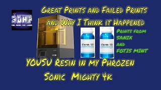 YouSu Resin in my Phrozen Sonic Mighty 4k #3dhp