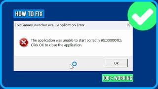 How to Fix 0xc00007b Error Windows PC 2024 (100% Working Solution)