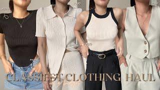 *CLASSY* TRY-ON CLOTHING HAUL ️ (Knitted Tops, Coords, Jeans etc) • Joselle Alandy