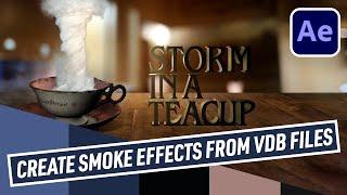 How to create SMOKE EFFECTS From VDB Files