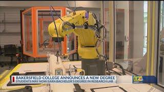 Bakersfield College offers bachelor's degree in Research Laboratory Technology