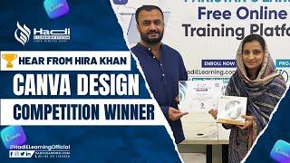 Canva Competition Winner Reviews | Hadi E-learning