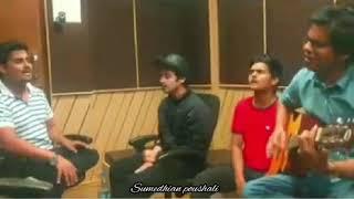 Sumedh mudgalkar singing a song with his friends || new insta post of @beatking_sumedh || #sumedh